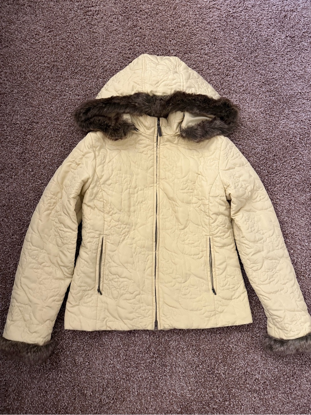 CAbi Quilted Hooded Puffer Jacket
